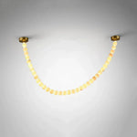 Liora Beaded Alabaster Swag Chandelier