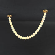 Liora Beaded Alabaster Swag Chandelier