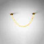 Liora Beaded Alabaster Swag Chandelier