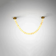 Liora Beaded Alabaster Swag Chandelier