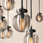 Perlina Glass Rectangular Chandelier 54