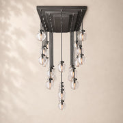 Perlina Glass Rectangular Chandelier 54
