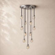 Perlina Glass Round Chandelier 22