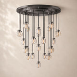 Perlina Glass Round Chandelier 38