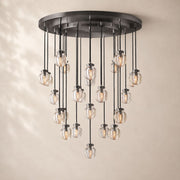 Perlina Glass Round Chandelier 38