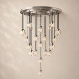 Perlina Glass Round Chandelier 38