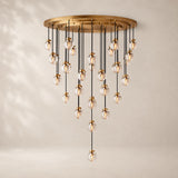 Perlina Glass Round Chandelier 48