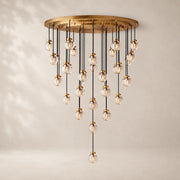 Perlina Glass Round Chandelier 48