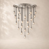 Perlina Glass Round Chandelier 48