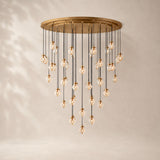 Perlina Glass Round Chandelier 60