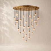 Perlina Glass Round Chandelier 60