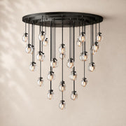 Perlina Glass Round Chandelier 22