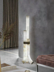 Piped Alabaster Floor Lamp — image 13