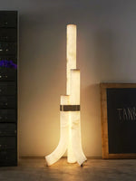 Piped Alabaster Floor Lamp — image 15