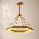 Plavora Crystal Hexagonal Chandelier 36