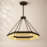 Plavora Crystal Hexagonal Chandelier 36