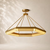 Plavora Crystal Hexagonal Chandelier 48