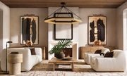 Plavora Crystal Hexagonal Chandelier 48