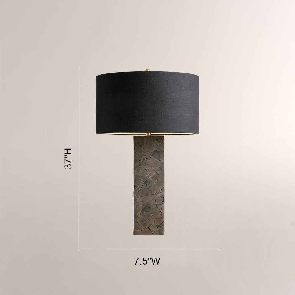 Pyrite Mosaic Table Lamp