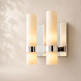 Viremont Double Milk Glass Sconce 12