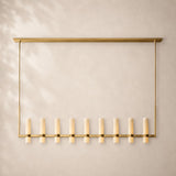 Viremont Linear Milk Chandelier 71