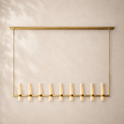 Viremont Linear Milk Chandelier 71