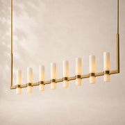 Viremont Linear Milk Chandelier 71