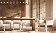 Viremont Modern Linear Clear Glass Chandelier 72
