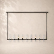 Viremont Modern Linear Clear Glass Chandelier 72