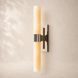 Viremont Milk Glass Linear Sconce 23