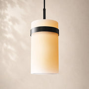 Viremont Modern Milk Glass Rod Pendant Light 12”D