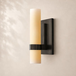 Viremont Modern Milk Glass Wall Sconce 12