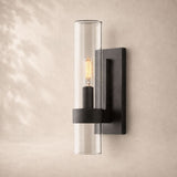 Viremont Modern Clear Glass Wall Sconce 12