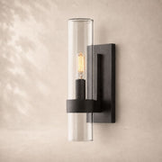 Viremont Modern Clear Glass Wall Sconce 12
