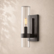 Viremont Modern Clear Glass Wall Sconce 12