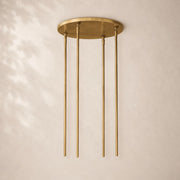 Viremont Modern Round Clear Glass Chandelier 60“D