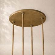 Viremont Modern Round Clear Glass Chandelier 36“D