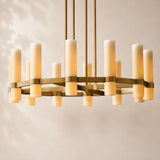 Viremont Round Milk Chandelier 36