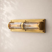 Savren Crystal Round Linear Sconce 28