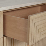 Arvella Dresser — GREIGE OAK / CANE