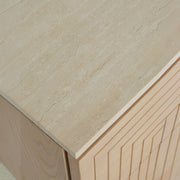 Arvella Nightstand — GREIGE OAK / CANE
