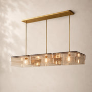 Reylan Glass Linear Chandelier 72