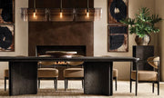 Reylan Glass Linear Chandelier 72