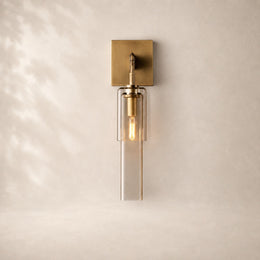 Reylan Glass Slim Wall Sconce 19
