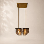 Reylan Glass Square Chandelier 24