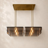 Reylan Glass Square Chandelier 55