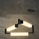 Resident Alabaster Modern Black Chandelier — image 13