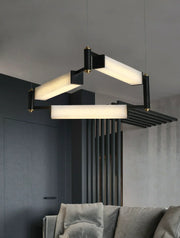 Resident Alabaster Modern Black Chandelier — image 5