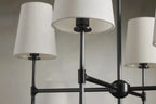 Rhodes 2-Tier Round Chandelier - kimoylights