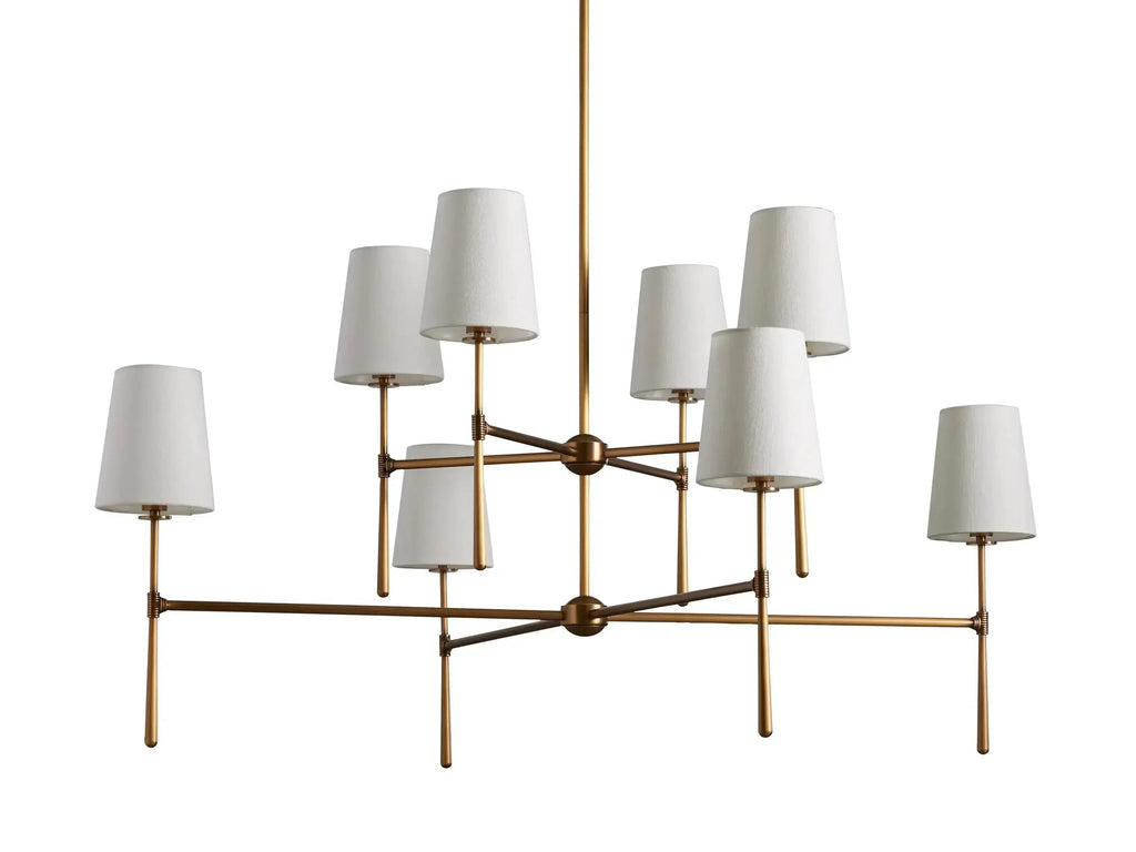Rhodes 2-Tier Round Chandelier - thebelacan